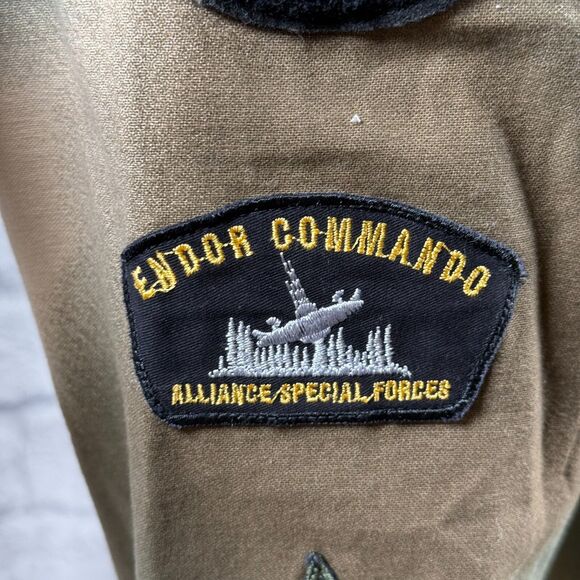 Disney Star Wars Rebel Commando Endor Unit Men's Camo Jacket Small Lucasfilm NWT - Picture 9 of 16